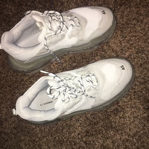 balenciaga triple s clear sole STOCK X VERIFIED